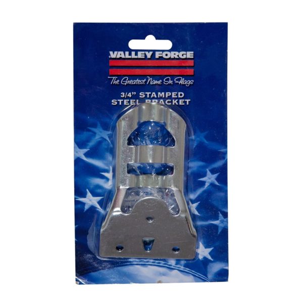 Valley Forge SB2-1 Flag Pole Brackets, Stamped Steel, 3 4  For Sale