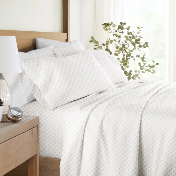 Moon Daisies 4-Piece Long Staple Cotton Sheet Set (Sale) Discount - Image 2