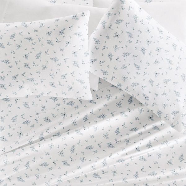 Bouquet Bliss 4-Piece Long Staple Cotton Sheet Set (Sale) For Cheap - Image 5