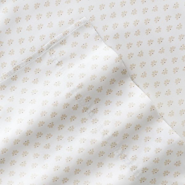 Moon Daisies 4-Piece Long Staple Cotton Sheet Set (Sale) Discount - Image 4