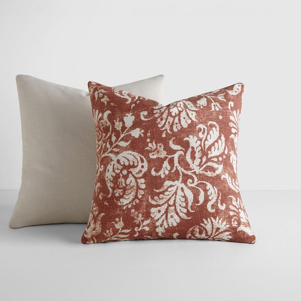 2-Pack Distressed Floral Décor Throw Pillows (Sale) Fashion - Image 5