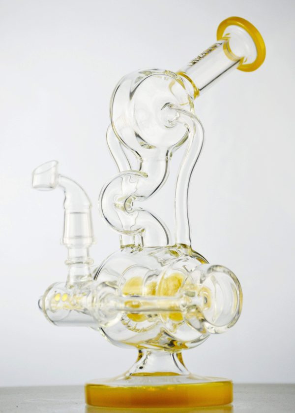 Lookah Glass - Dual Arm Barrel Recycler For Discount - Image 4