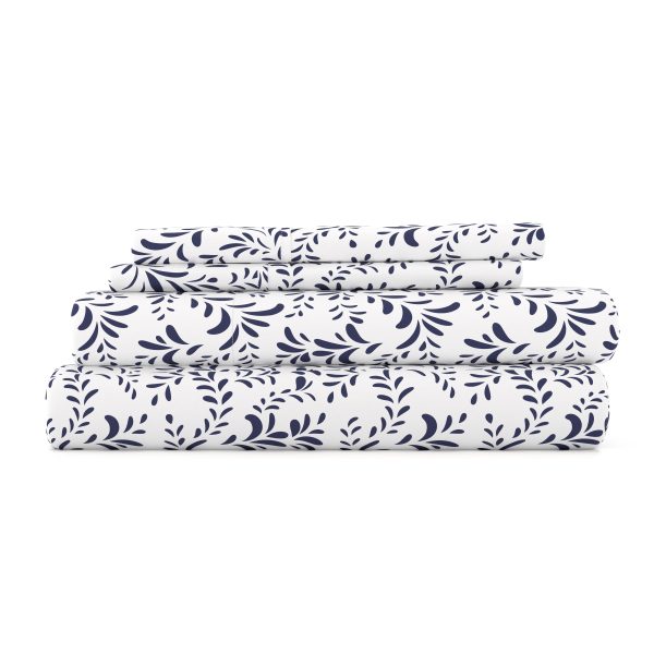 Burst of Vines Pattern 4-Piece Sheet Set (Sale) Discount - Image 3
