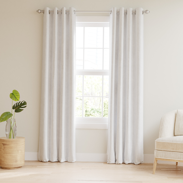 100% Total Blackout Linen Blend Grommet Curtains (Sale) Cheap - Image 3
