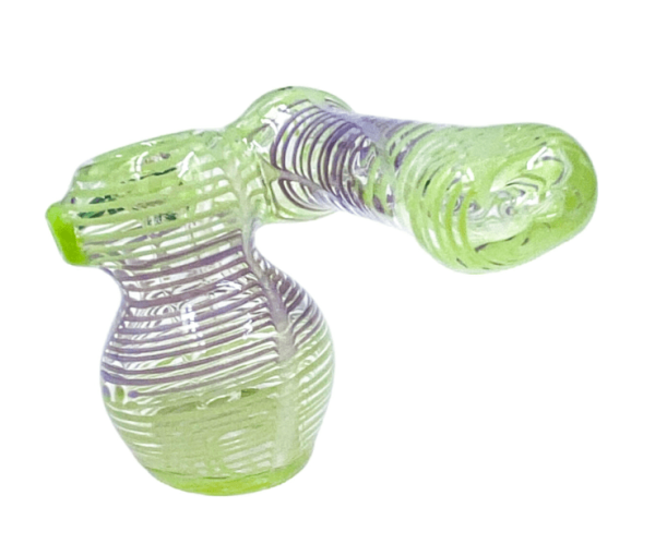 Rock Glass Neon Color Bubbler Pipe Cheap - Image 3