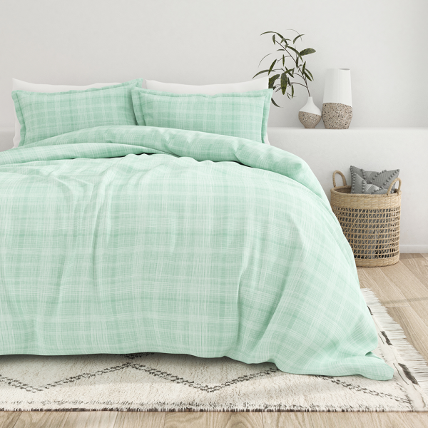 Thatch Pattern 3-Piece Duvet Cover Set (Sale) Discount - Image 3