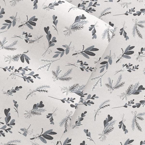 Botanical 4-Piece Flannel Sheet Set (Sale) Online Hot Sale - Image 2
