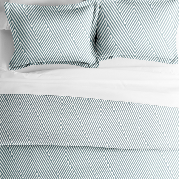 Modern Diagonal Pattern 3-Piece Duvet Cover Set Online Hot Sale - Image 3