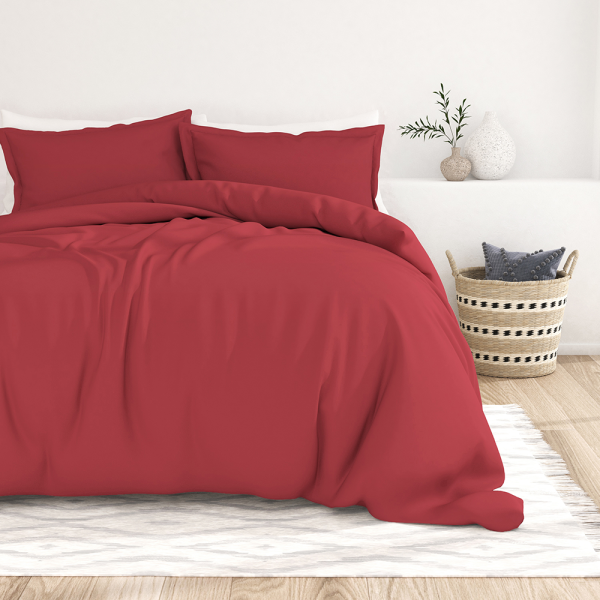 3-Piece Essential Duvet Cover Set Online Sale - Image 4