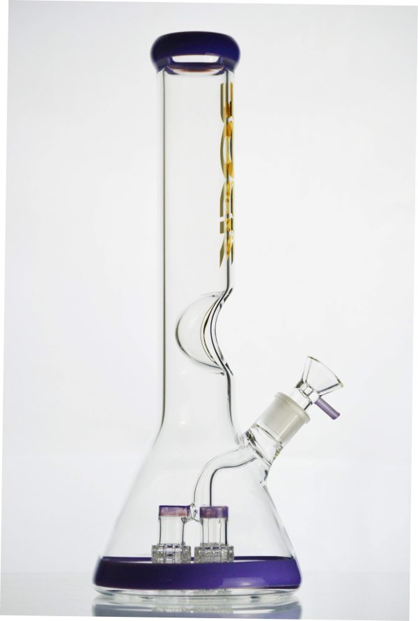 Rock This - Thick Glass Triple Perc Beaker Bong Hot on Sale - Image 3