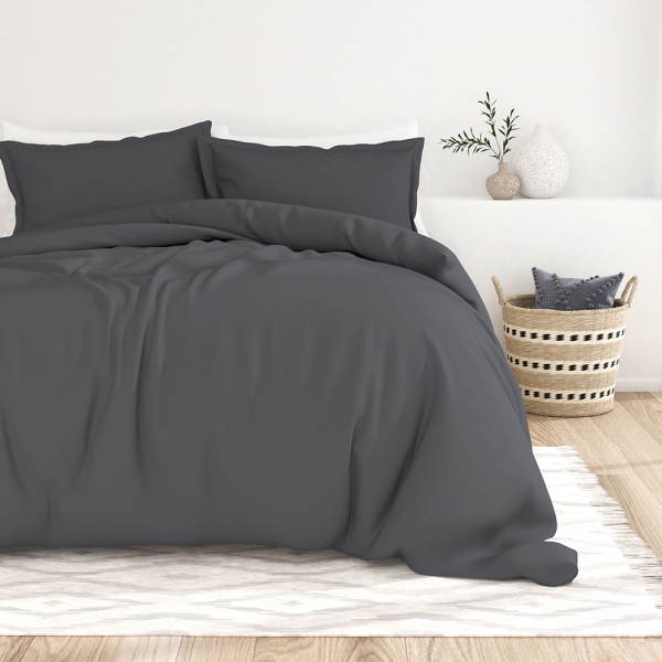 3-Piece Essential Duvet Cover Set Online Sale - Image 2