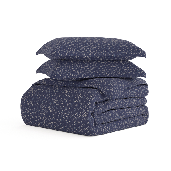 Midnight Blossoms Pattern 3-Piece Duvet Cover Set (Sale) Online Sale - Image 4
