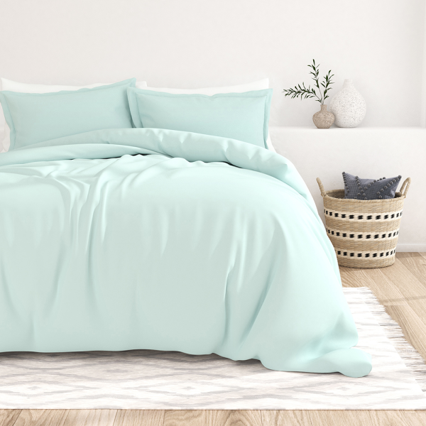 3-Piece Essential Duvet Cover Set Online Sale - Image 3