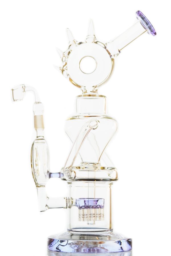 Lookah Glass - Sprinkler Perc Coil Recycler Fashion
