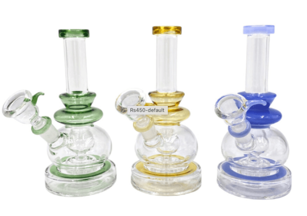Rock Glass 7  Bubble Base Mini Bong Online Sale - Image 3