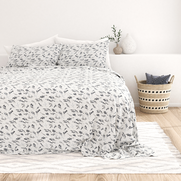 Botanical 4-Piece Flannel Sheet Set (Sale) Online Hot Sale - Image 3