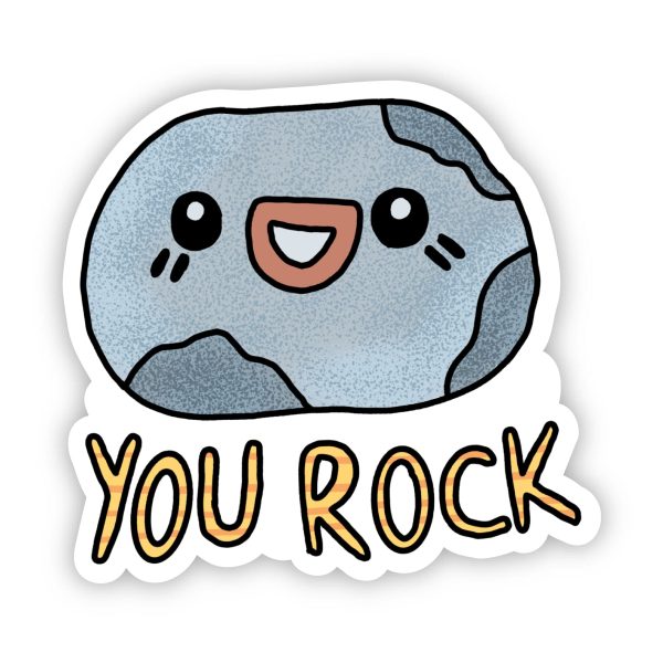 You rock  Cute Rock Sticker Cheap