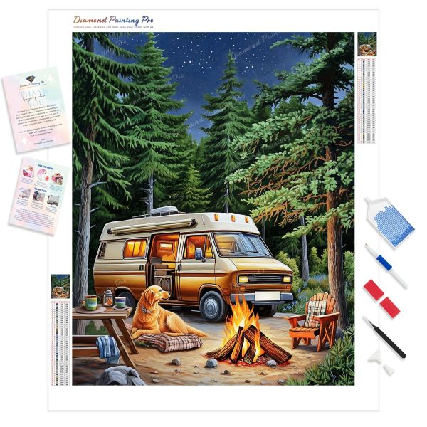 Forest Campout | Diamond Painting Online now
