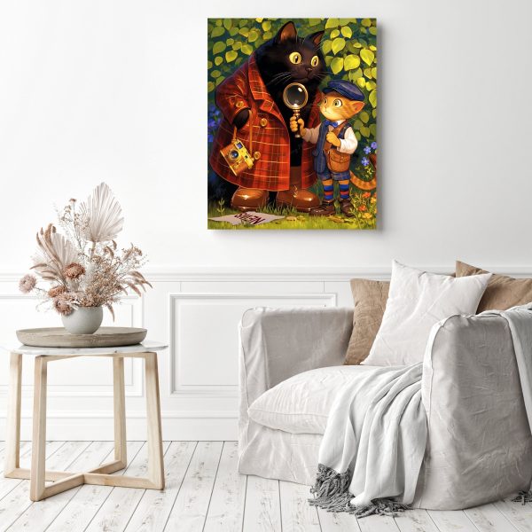 Detective Whiskers | Diamond Painting Online Sale - Image 3