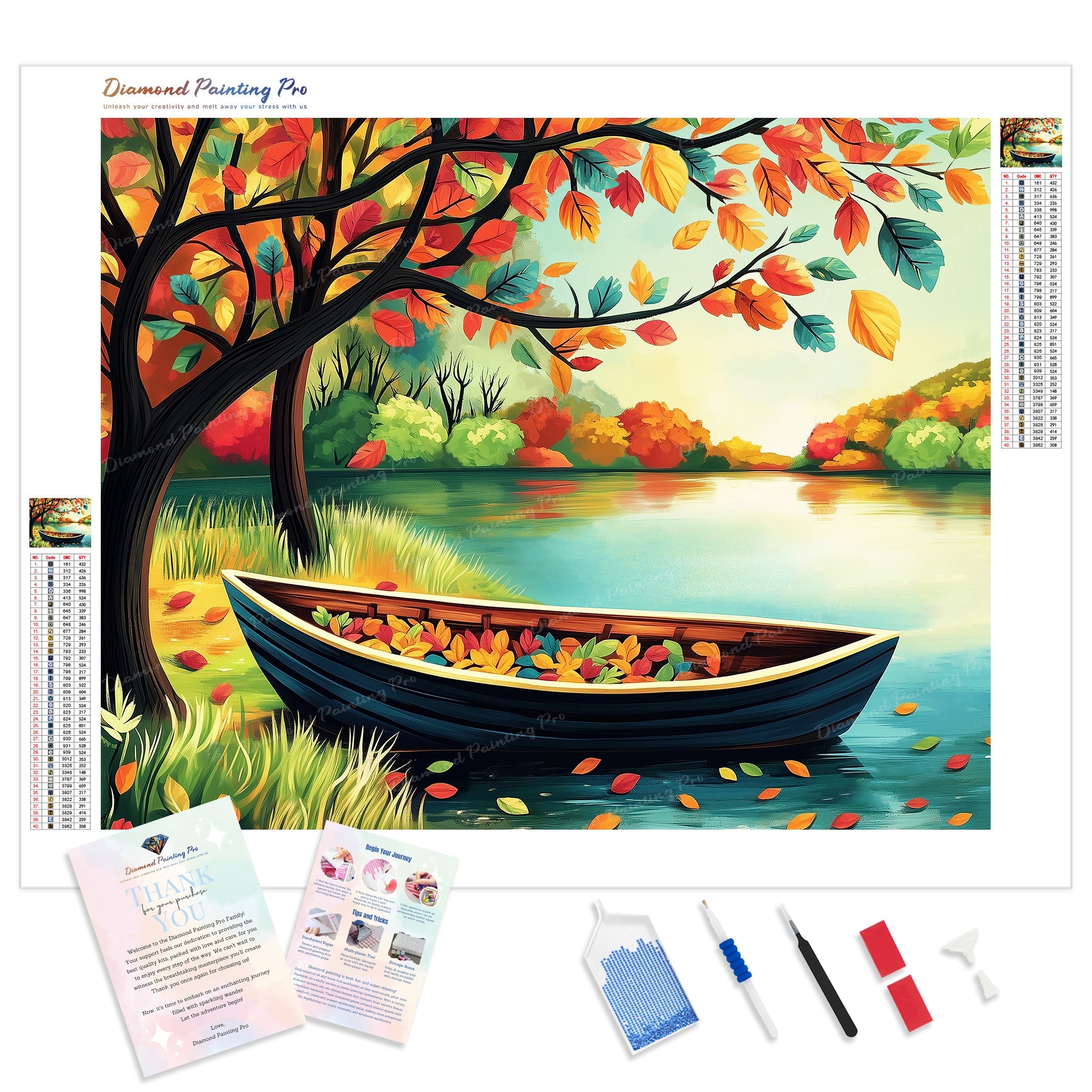 Docked Fall Daydreams | Diamond Painting Fashion