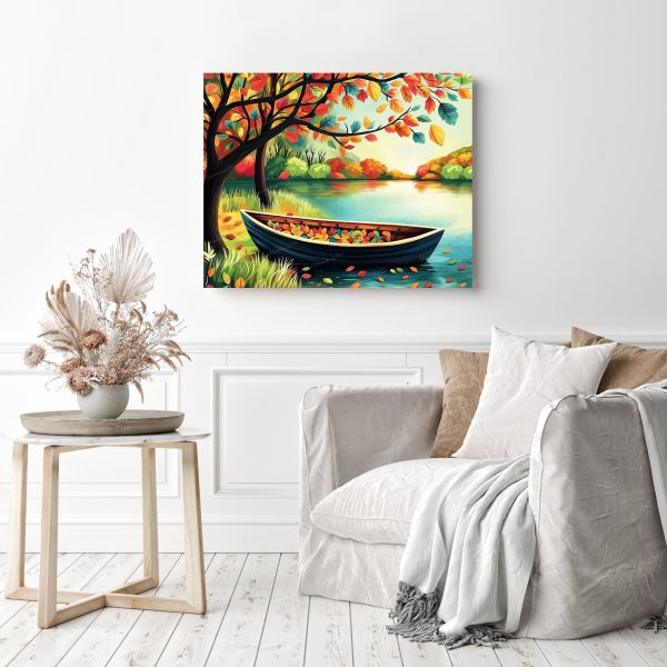 Docked Fall Daydreams | Diamond Painting Fashion - Image 3